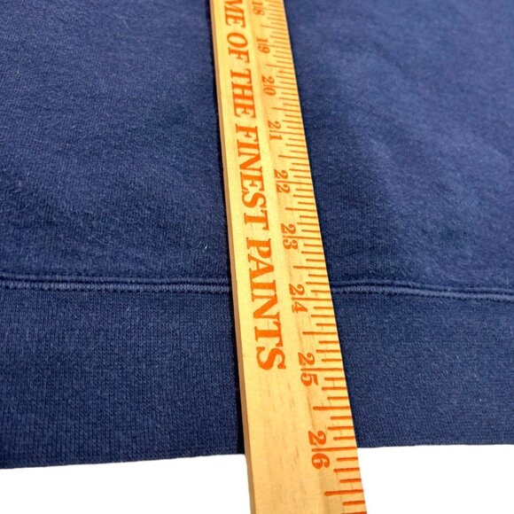 Vintage Jansport Rochester College Embroidered Navy Sweatshirt - Size Large - Picture 6 of 7